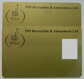 ISO 14443A NXP HF-RFID Smart Card, plus (S) 4K 4bytes PVC-Karte mit metallischem Drucken