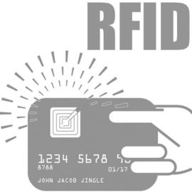 Intelligente PVC-Karte RFID-HF-Legic ATC256/512, intelligente weiße Karte RFID in ATMEL-Firma