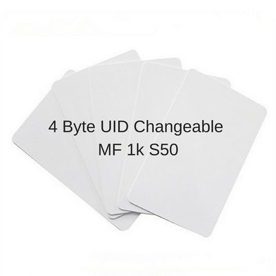 MF1k S50 MF4K S70 0 veränderbare Rewritable RFID Karten-chinesische magische Karte des Block-Druck7 Byte-UID