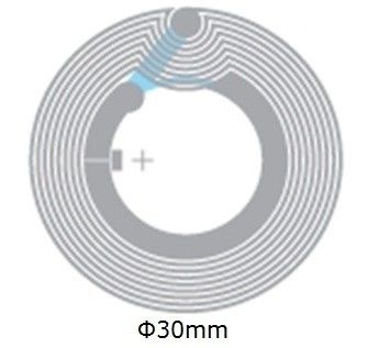 HAUSTIER-HF RFID Durchmessers 33mm Einlegearbeit naß mit klassischem ® RFID/ SLI/NFC Chip